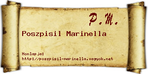 Poszpisil Marinella névjegykártya